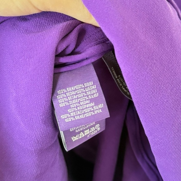 Ralph Lauren Purple Label Purple Sleeveless Top - Picture 6 of 6